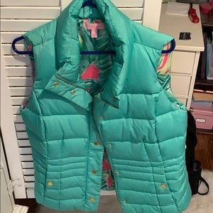 Lily Pulitzer turquoise vest